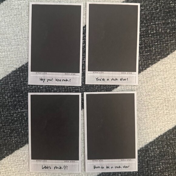 💫 Stray Kids “Rock-Star” Photocard Set – Kpop Official Mini Polaroid Collection - Picture 3 of 3
